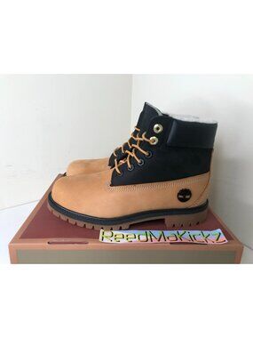 Timberland Boots Shearling Wheat Grade School Youth Sizes